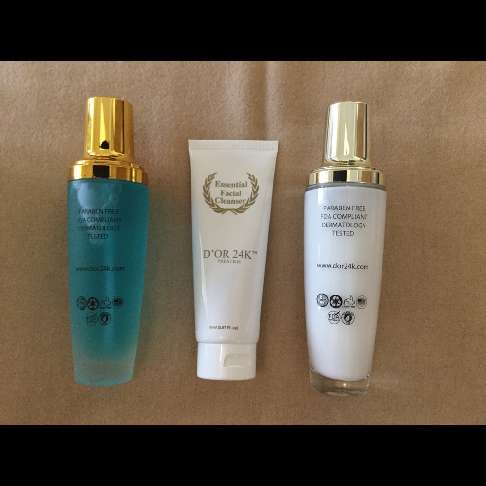D’Or 24K prestige 3 piece facial set
